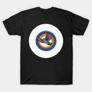 Hummingbird: Beautiful, Bright, & Colorful  | T-Shirt